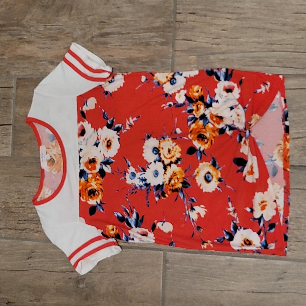 Moa Moa-Floral shirt-Kids XL